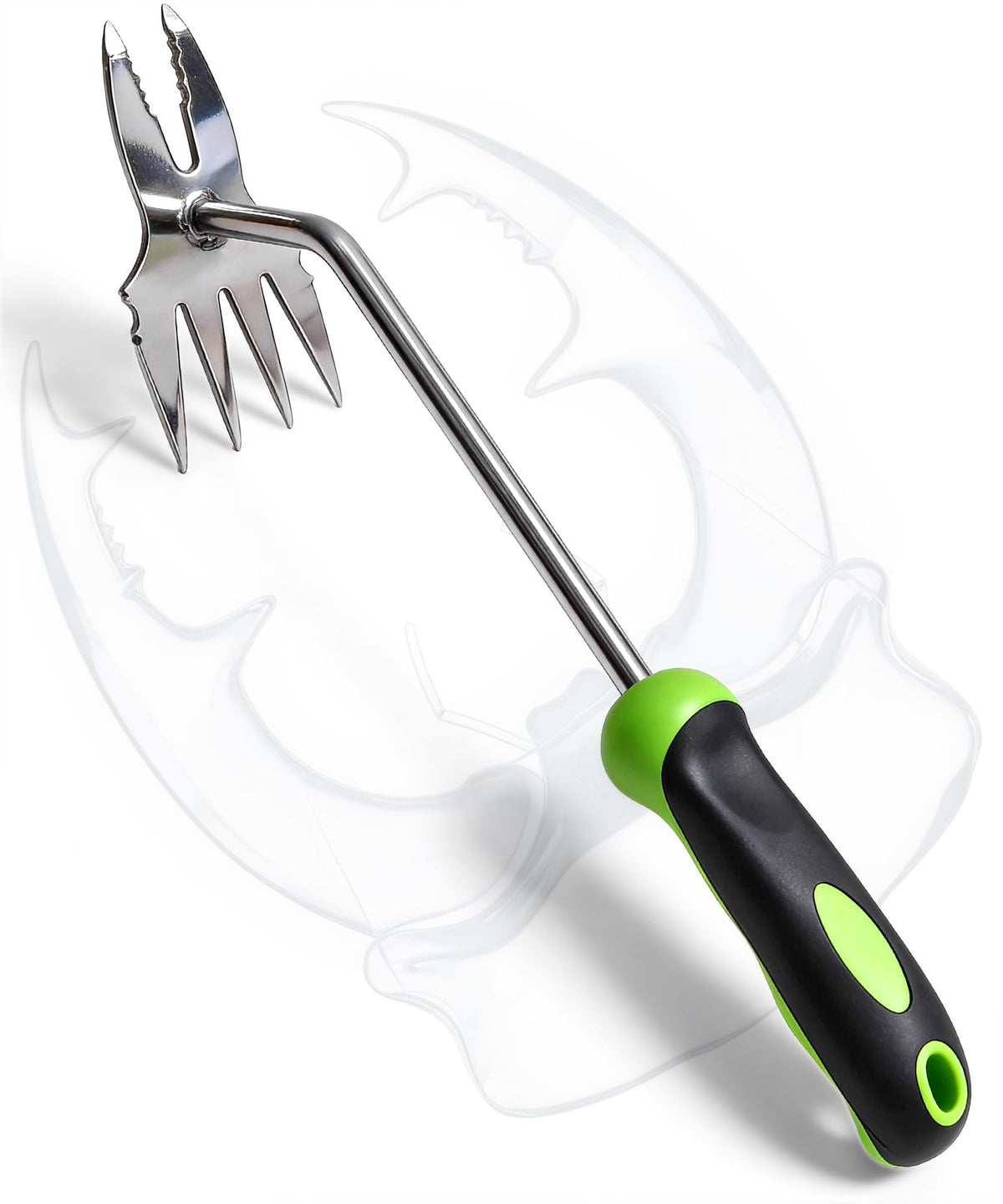 BREWIN TOOLS 2-in-1 weeder-puller in hand for quick surface weed removal.