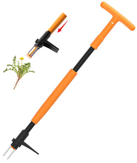 Brewin Tools weed puller with stand-up design for back-friendly weed removal.