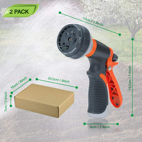 Brezze Letter fixed lock spray nozzle keeps spray steady during watering.