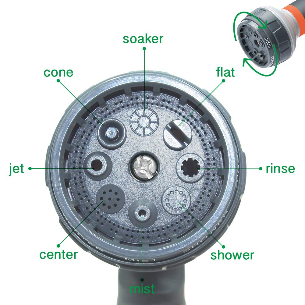 Brezze Letter nozzle with comfortable grip reduces hand fatigue during long watering sessions.