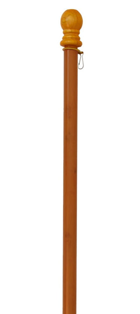 Briarwood Lane 57-inch pine flag pole, sturdy display for decorative flags.