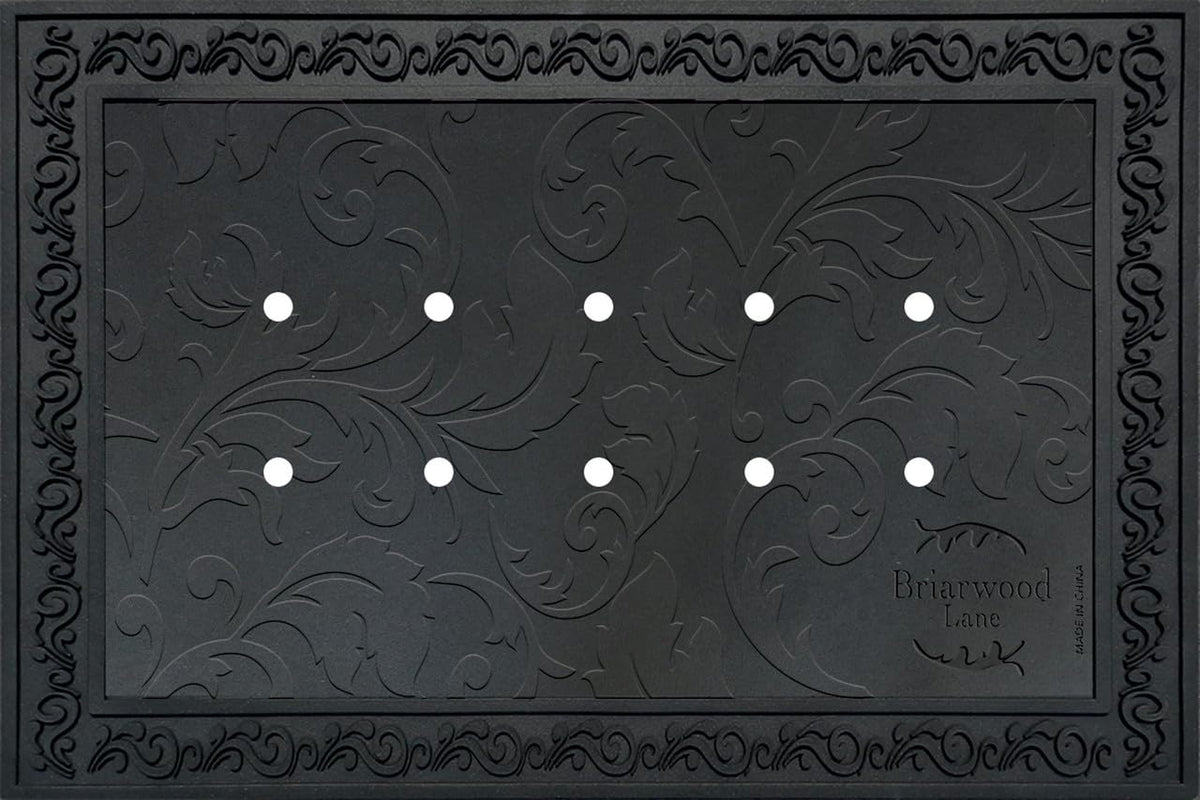 Briarwood Lane doormat tray in floral design enhances curb appeal and protection