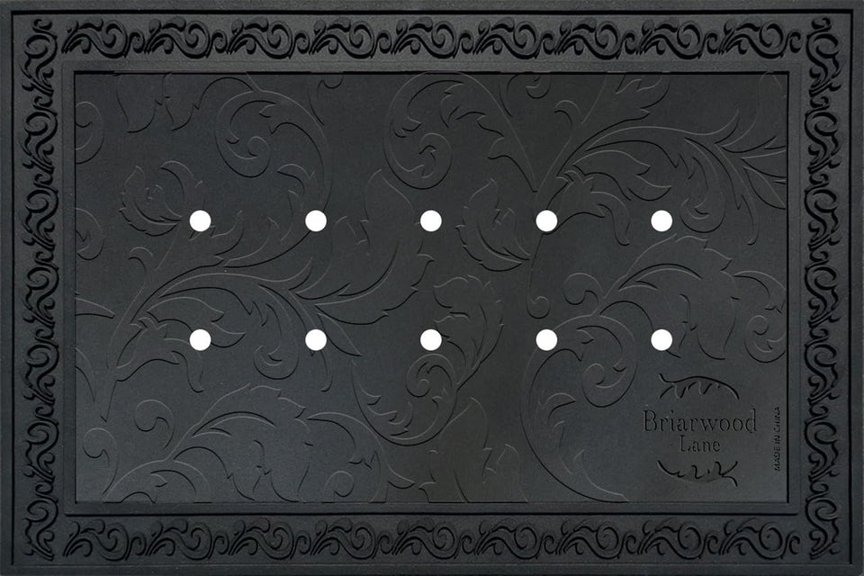 Briarwood Lane doormat tray in floral design enhances curb appeal and protection
