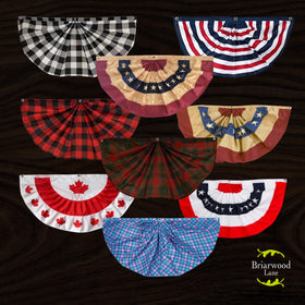 Briarwood Lane porch display for patriotic events and year-round charm.