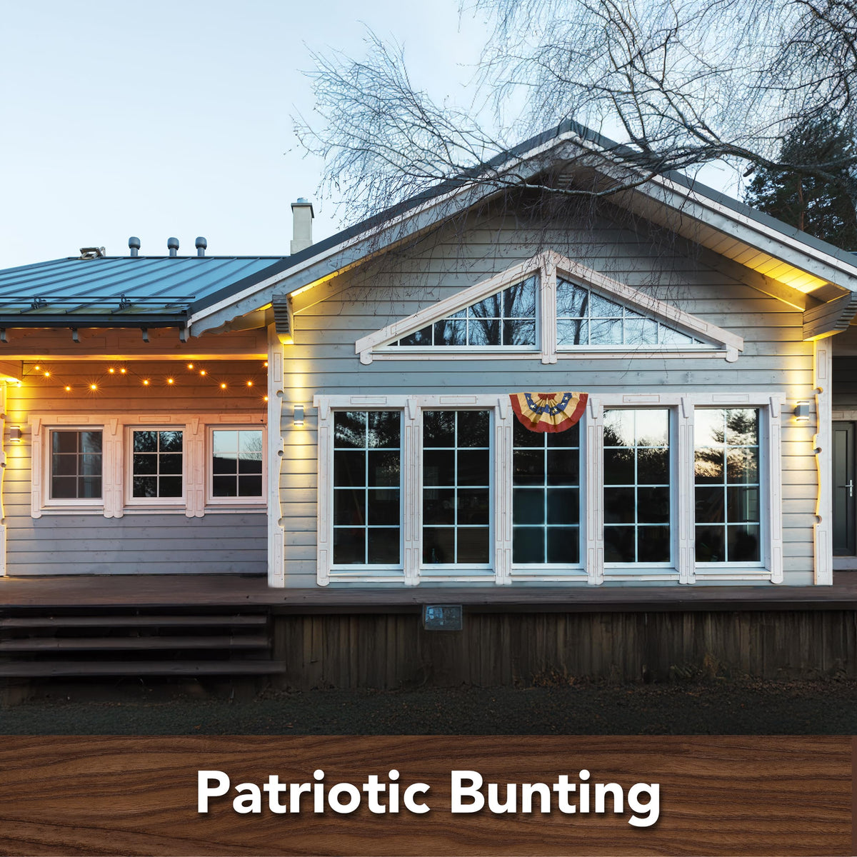 Briarwood Lane sturdy brass grommets support reliable outdoor mounting.