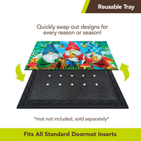 Briarwood Lane tray close-up reveals weatherproof recycled rubber for long-lasting outdoor use