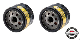 Briggs & Stratton 492932 oil filter two-pack for lawn mowers; clean filtration and OEM reliability.