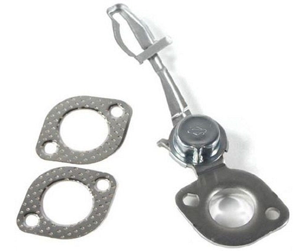 Briggs and Stratton 593208 thermostat replacement part shown; helps regulate engine temperature for consistent performance.