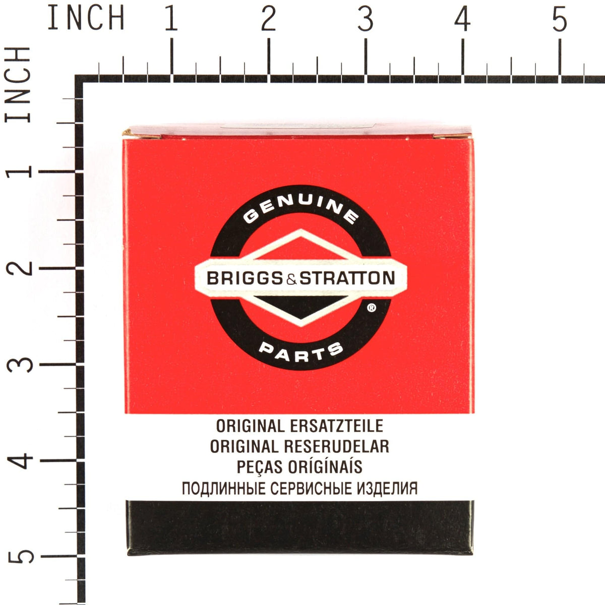 Briggs & Stratton 798576 oil filter close-up reveals filter media detail for filtration efficiency