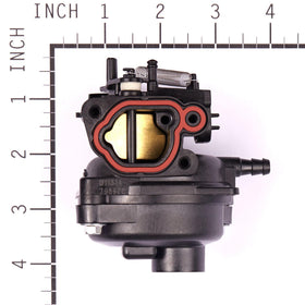 Briggs and Stratton 799584 carburetor, black top view, ready for installation