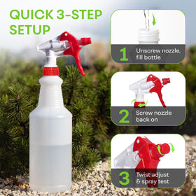 BRIGHTFROM heavy-duty-plastic-bottle crafted from HDPE for long-lasting durability.
