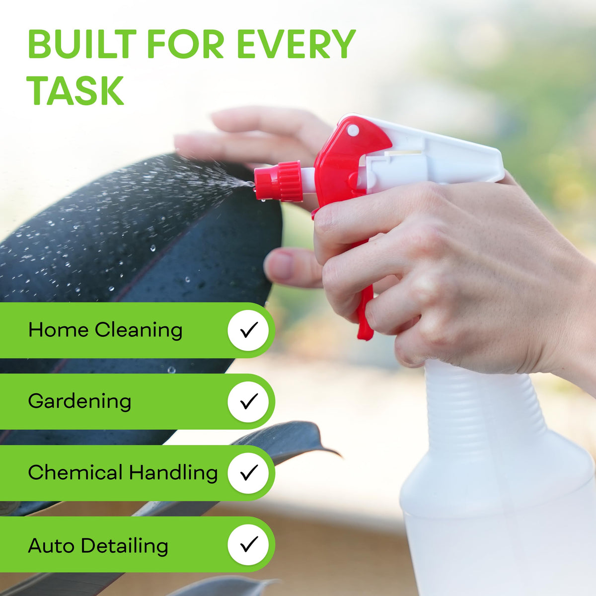 BRIGHTFROM top-rack-dishwasher-safe bottle cleans easily after projects.