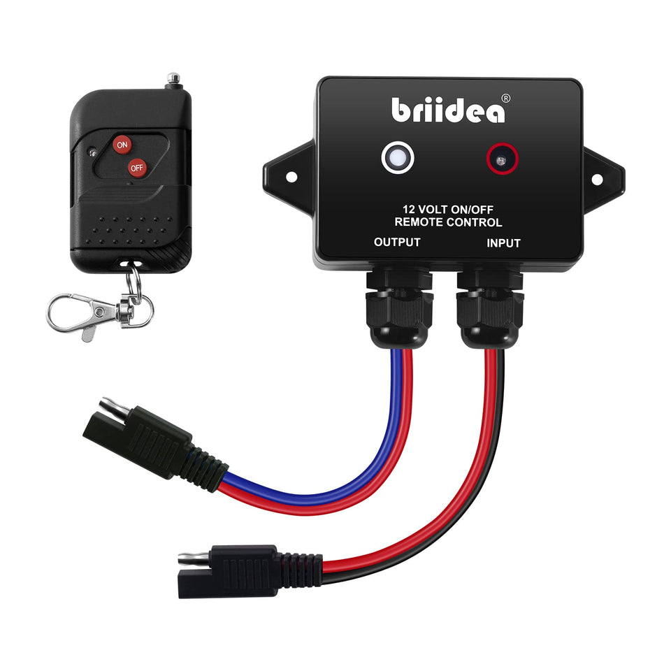 Briidea 12V wireless remote control for sprayers enables convenient field operation.