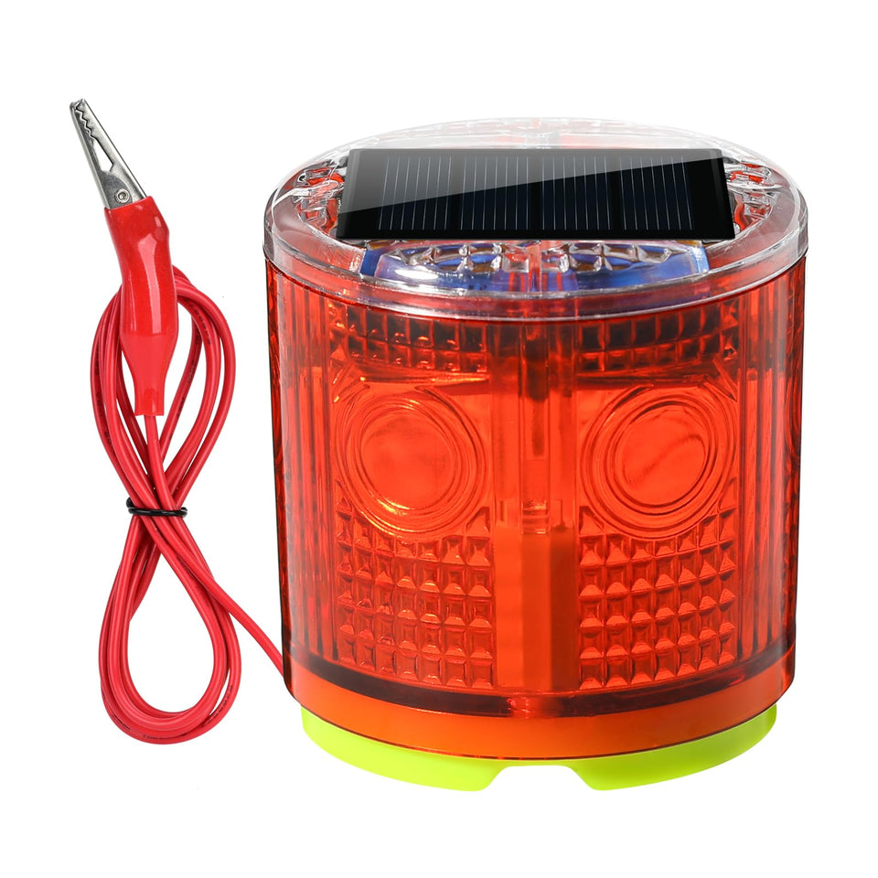Briidea electric fence indicator light front view showing status signal