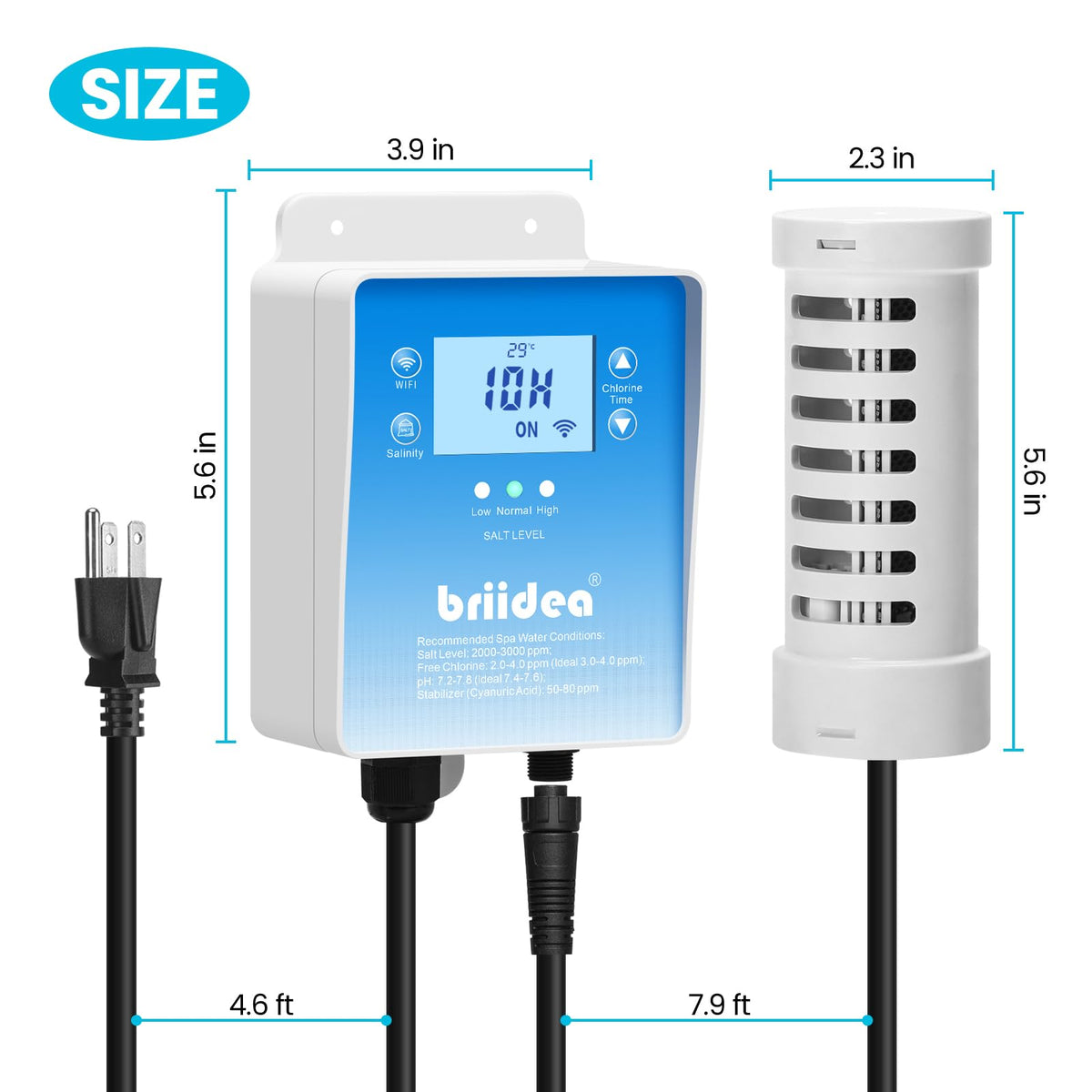 Briidea installation-free setup illustrating plug-and-play placement