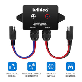 Briidea retractable antenna provides stronger signal for reliable control.