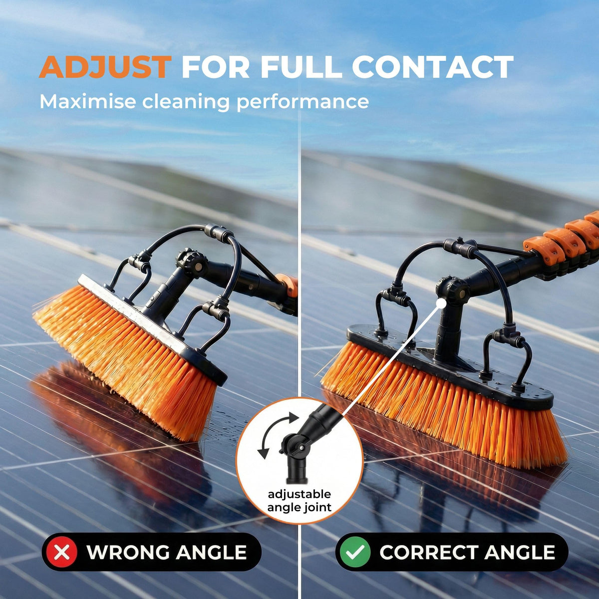 Briliantwerk Siding Cleaning Brush removes exterior grime efficiently