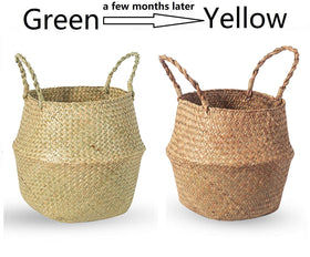 BrilliantJo Seagrass Belly Basket picnic or grocery use