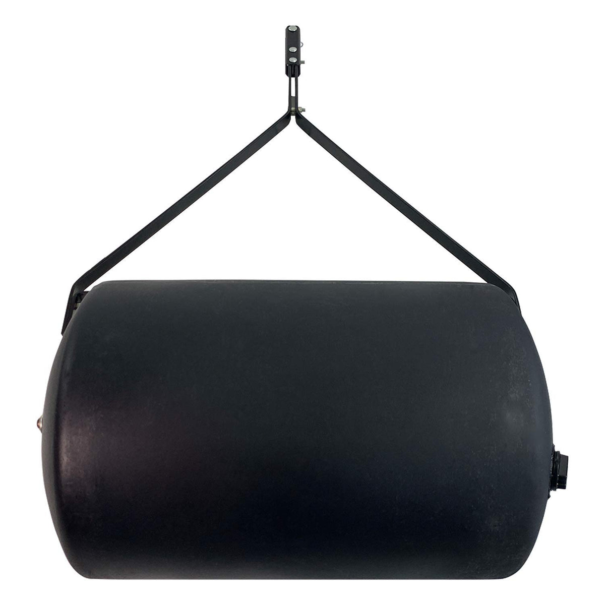 Brinly 24-inch poly drum wide cover reduces passes needed