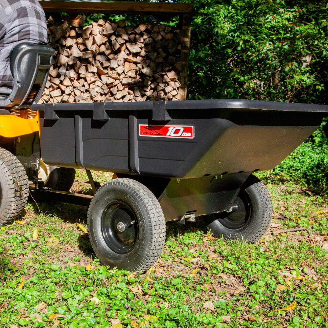 Brinly bed divider slots and stake extensions expand versatility.