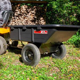 Brinly bed divider slots and stake extensions expand versatility.