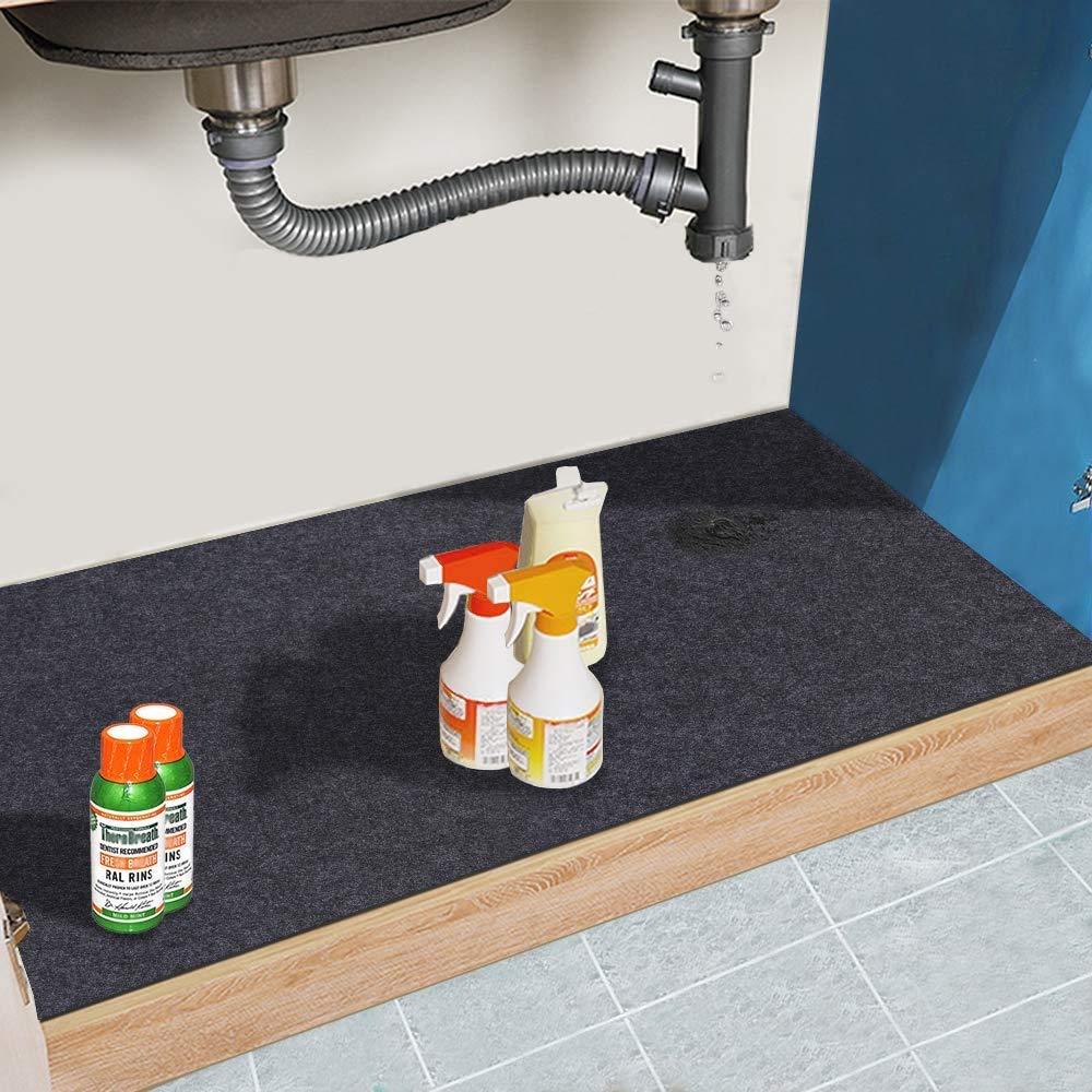 Brinman deck protection mat stops sauce and grease across patio.