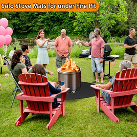 Brinman heat-resistant mat withstands up to 1800F during use