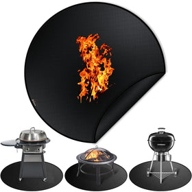 Brinman portable outdoor mat for camping and backyard Solo Stove setups