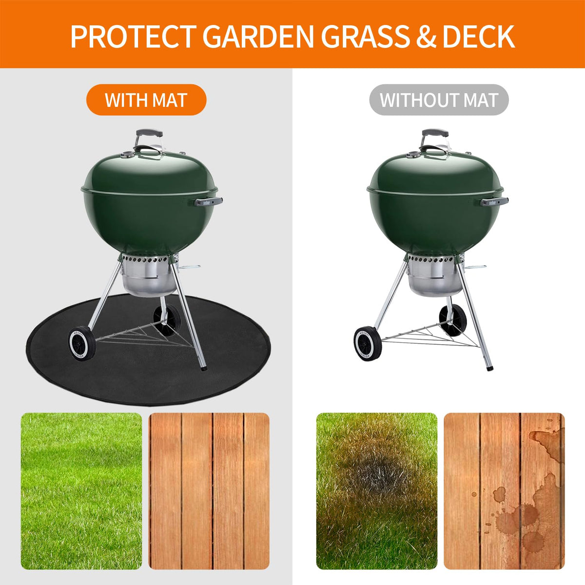 Brinman Solo Stove accessories mat protects surfaces during outdoor cooking