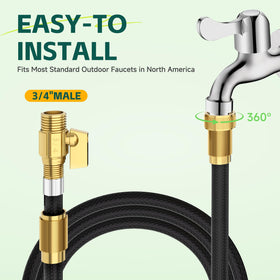 Brisavia compact storage keeps the hose tidy between uses