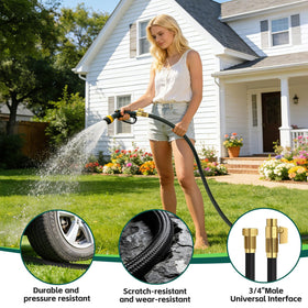 Brisavia lightweight hose lowers effort during watering and washing