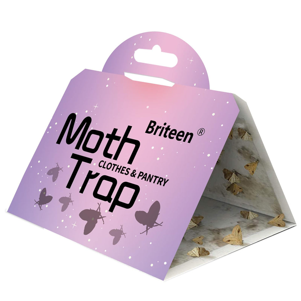 Briteen pantry moth traps 10-pack box, ready for chemical-free protection.