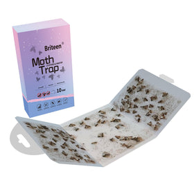 Pheromone release attracts moths, disrupting breeding in home.
