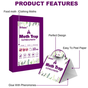 Briteen Pantry Moth Traps setup in pantry for easy use