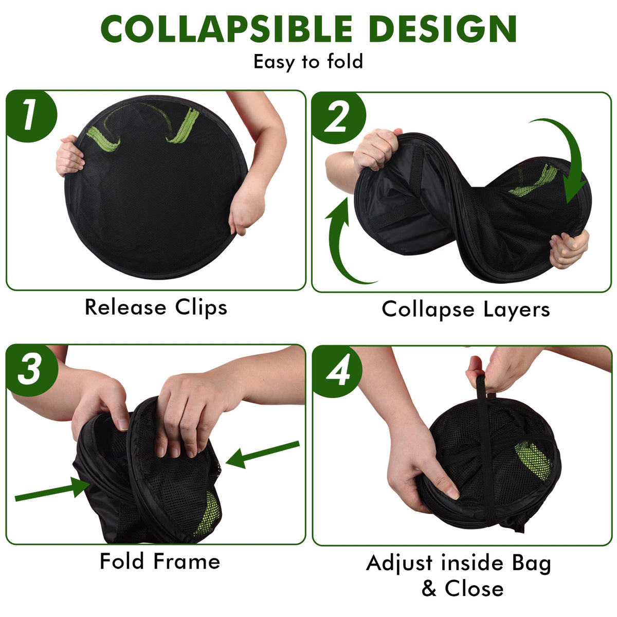 BRIVADO hanging hook and carabiner enable secure mounting.