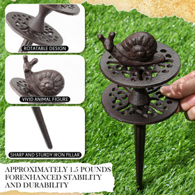 Briwooody iris hose guide adds stylish staking while guiding hoses neatly.