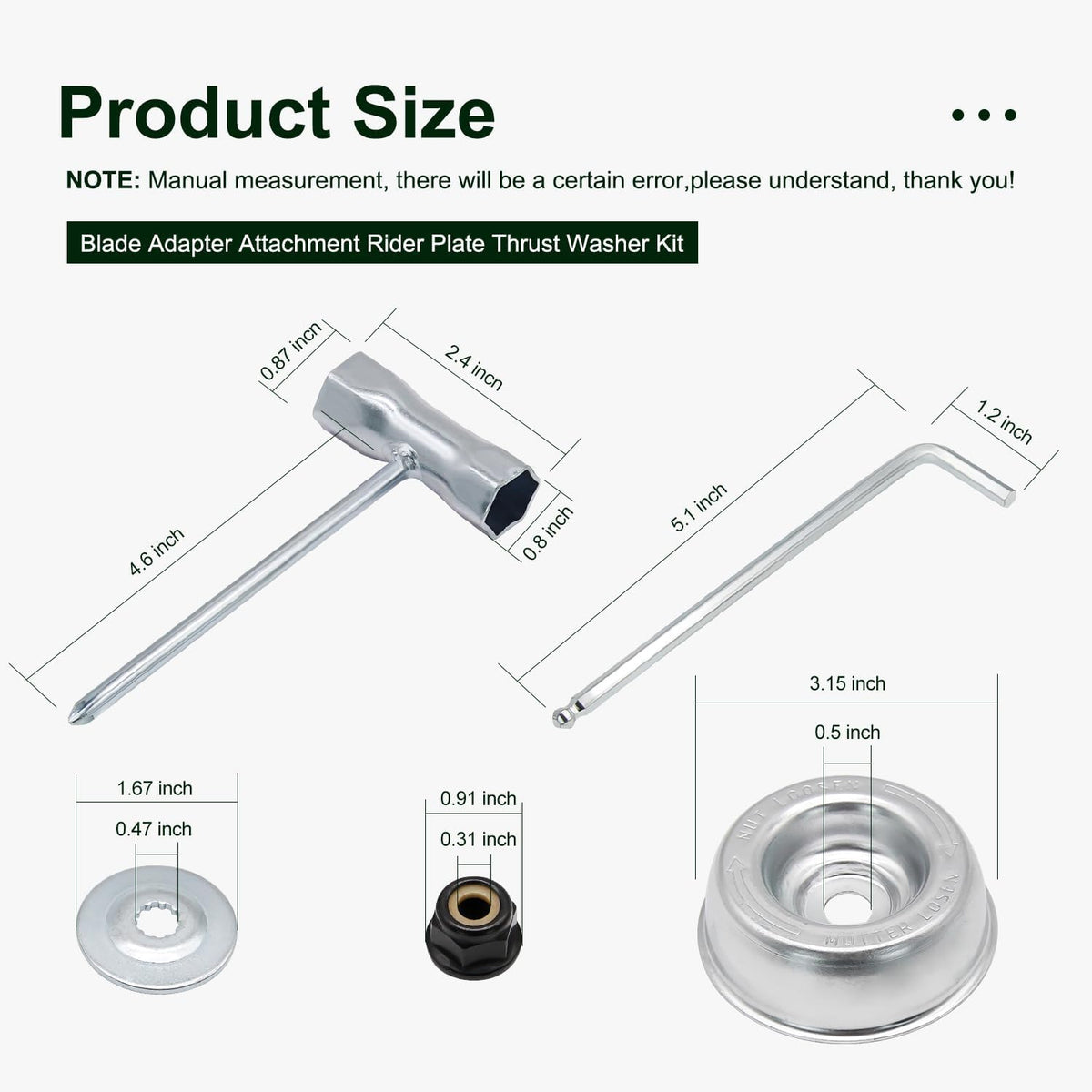 Brlyeeanze Maintenance kit supports routine garden trimming and lawn care