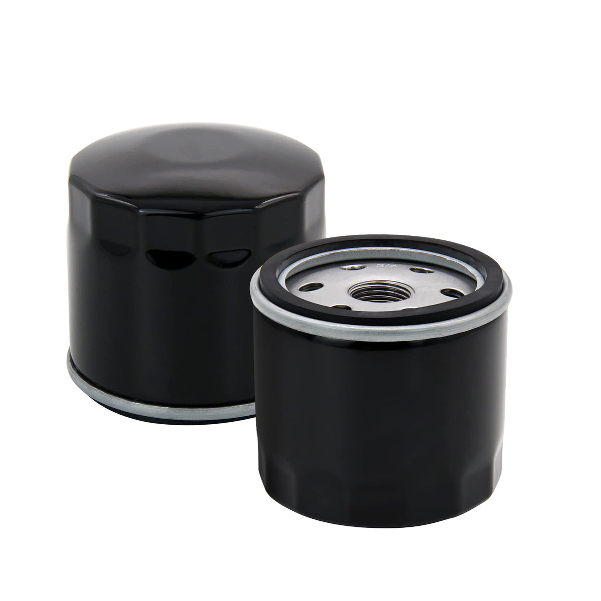 Two-pack Brlyeeanze Kohler oil filters ready for maintenance