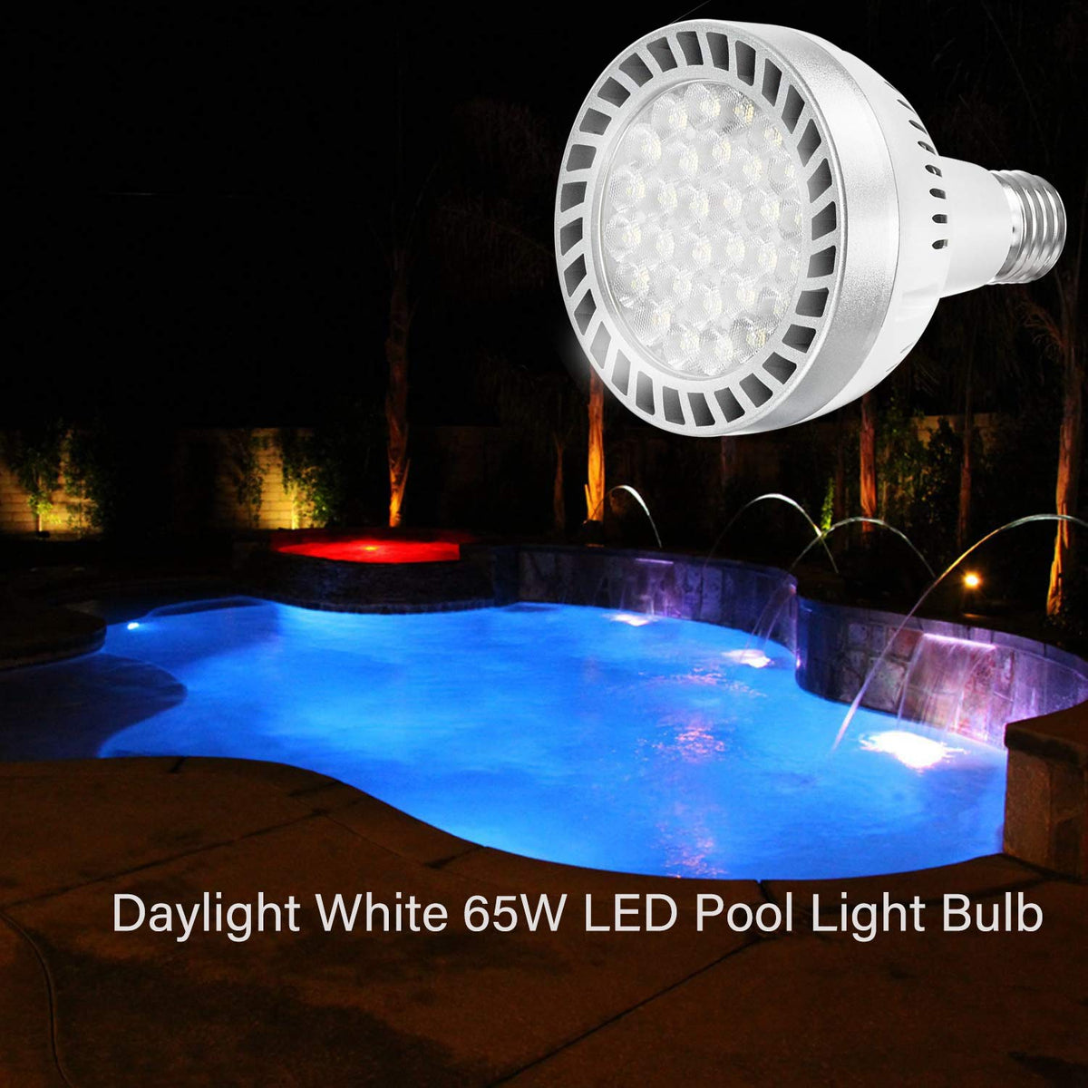 Broadroad 6000K daylight glow for bright, clear underwater visibility.