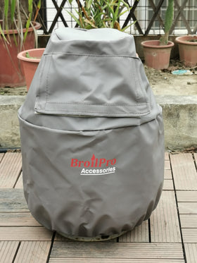BroilPro Accessories heavy-duty 13x17.5 brown propane tank cover shields standard cylinders from fading.