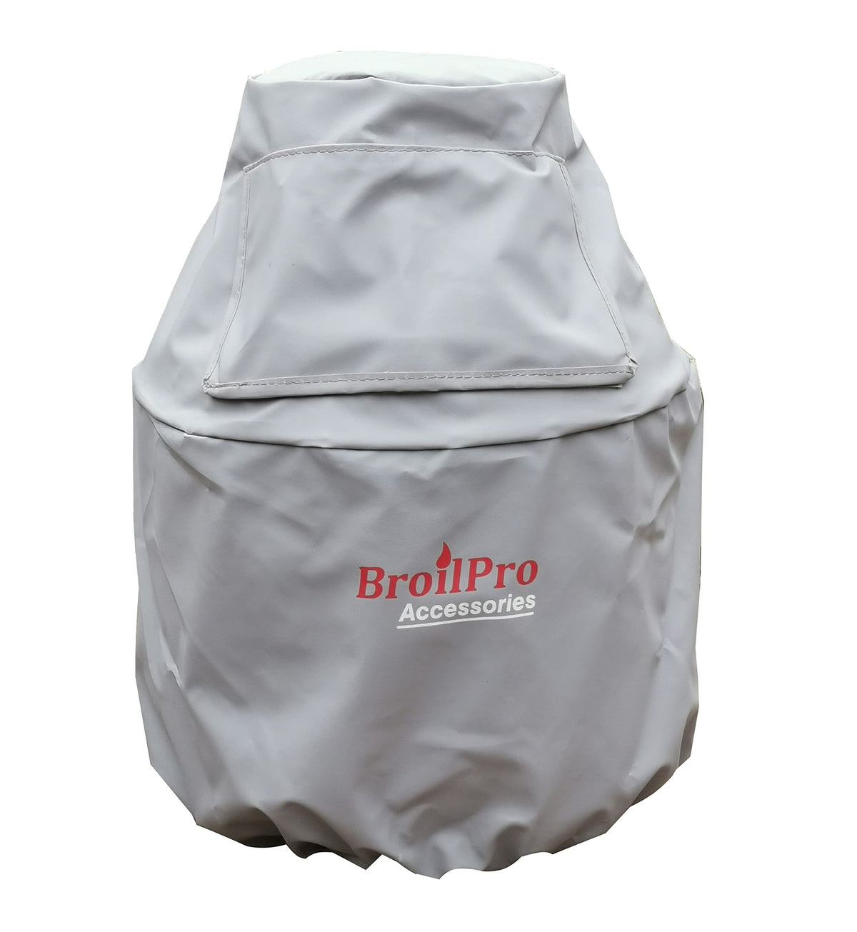 BroilPro propane tank cover on a cylinder protects from sun and weather