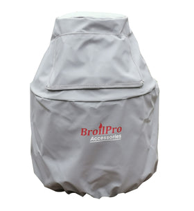 BroilPro propane tank cover on a cylinder protects from sun and weather