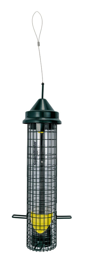Brome Squirrel Buster Nyjer feeder with 8 ports for finches.