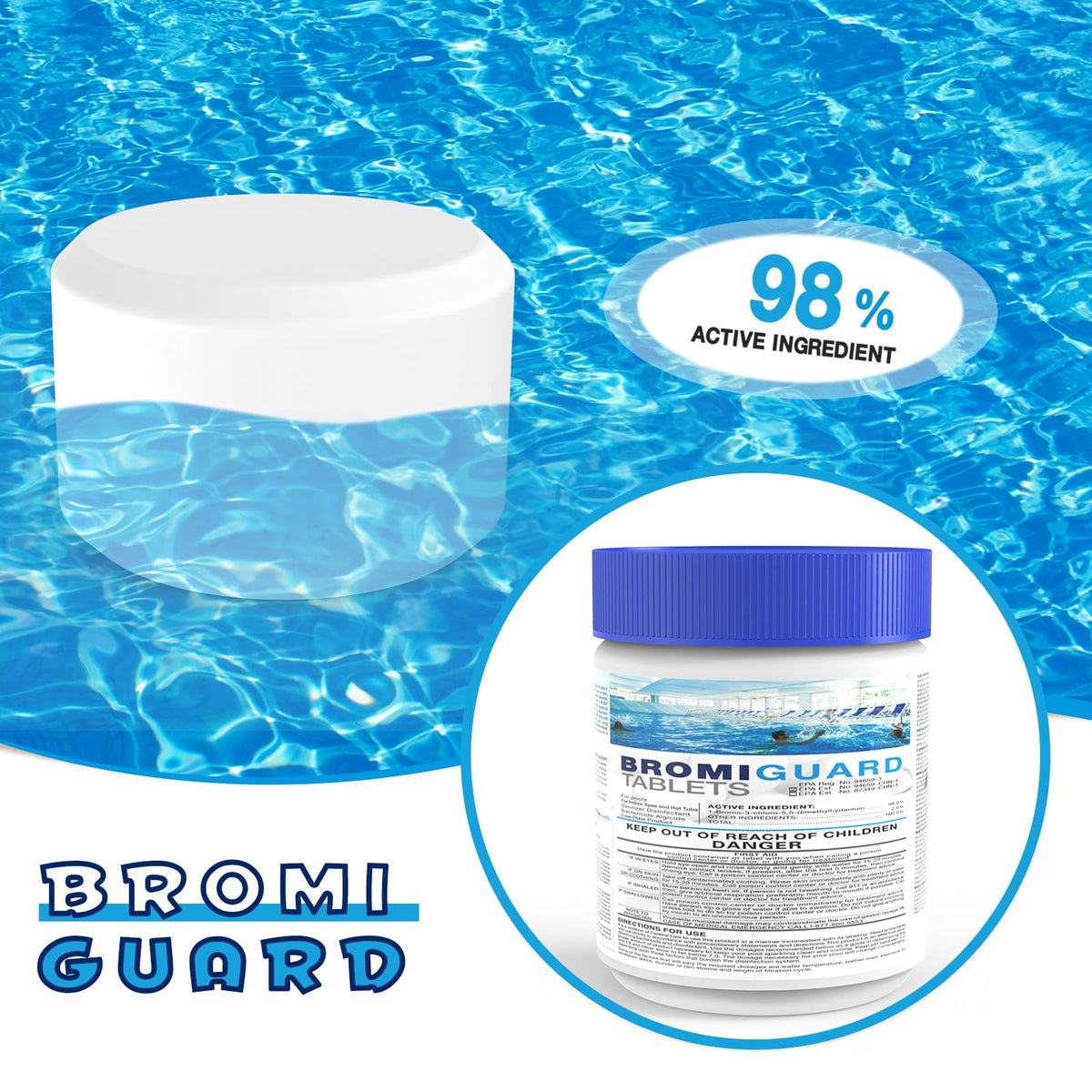 BROMIGUARD helps soften spa water for a smoother soak
