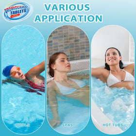 Spa water shown as odor-free with Bromiguard