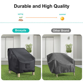 BROSYDA universal-size 38W x 31D x 29H fits many chairs.