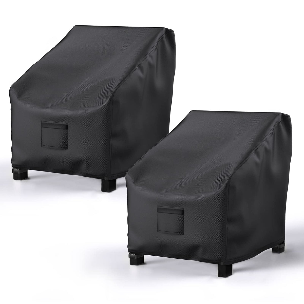 BROSYDA patio chair cover front view shields outdoor chair from rain and dust.