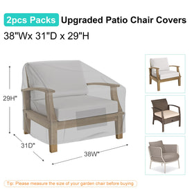 BROSYDA chair cover displaying four click-close straps securing the fit.