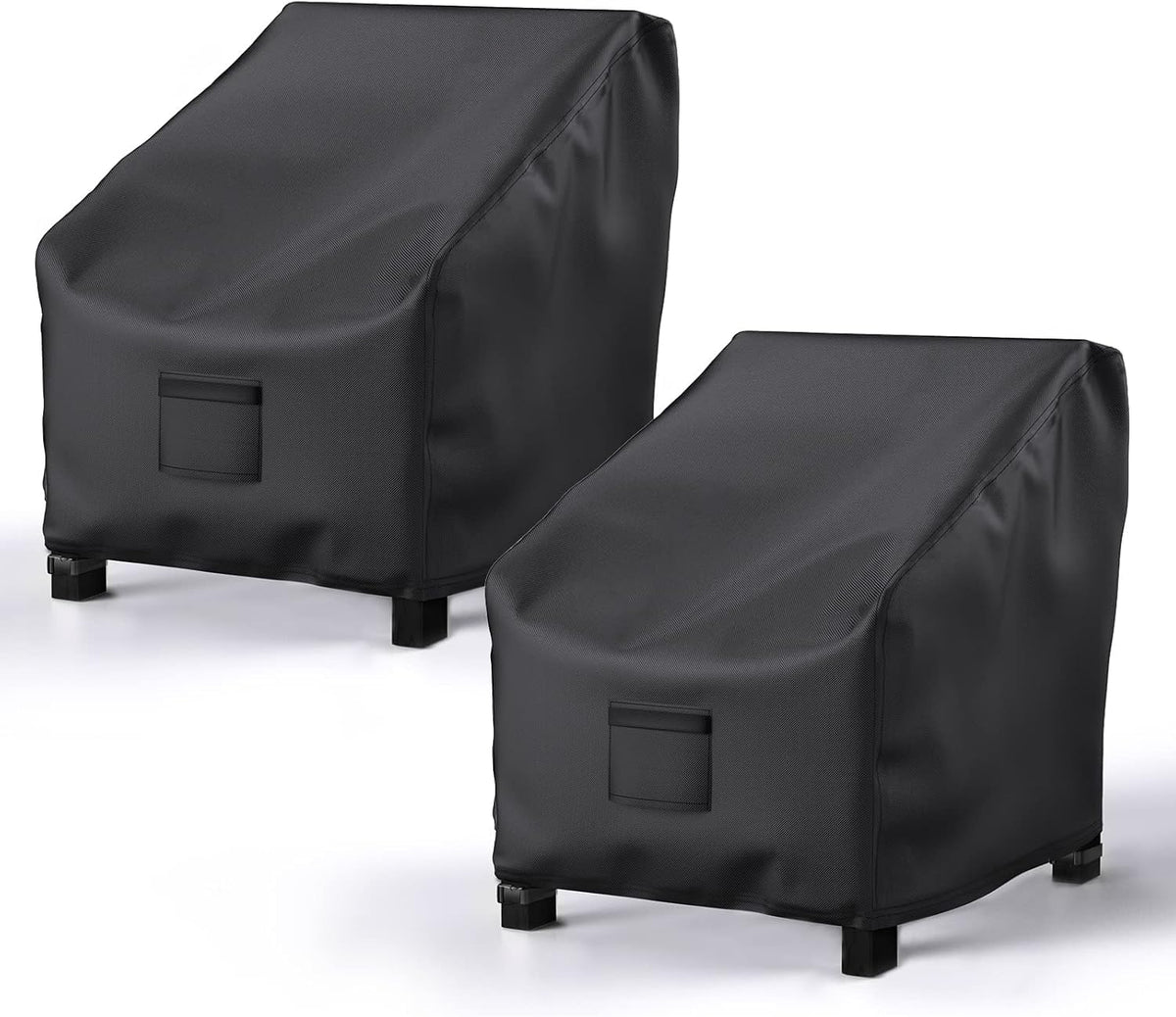 BROSYDA patio chair cover on a chair, waterproof protection against rain and sun.