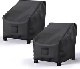 BROSYDA patio chair cover on a chair, waterproof protection against rain and sun.